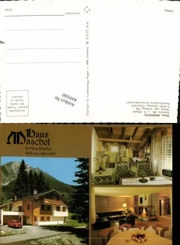 449500,Dalaas Haus Maschol Mehrbildkarte