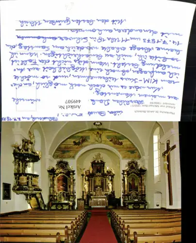449507,Bludesch Pfarrkirche Kirche St. Jakob Innenansicht