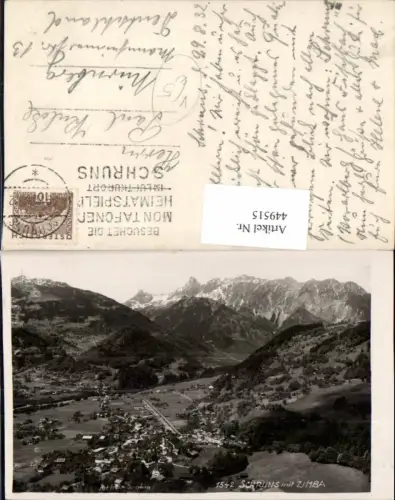 449515,Schruns Totale m. Zimba Bergkulisse pub Foto Heim 1342