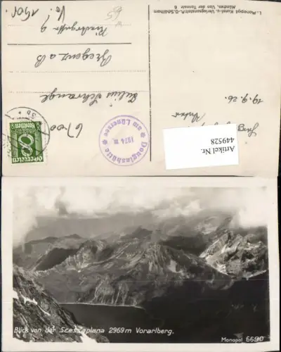 449528,Blick von d. Scesaplana b. Brand Bergkulisse