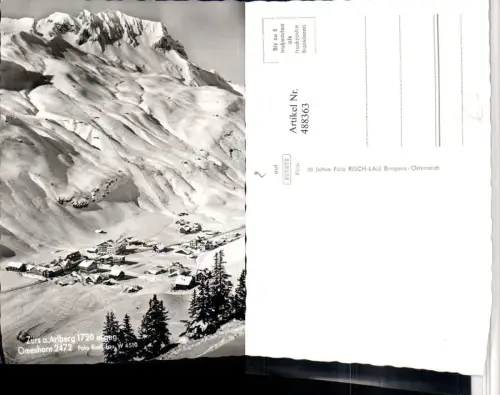 488363,Zürs am Arlberg Totale m. Omeshorn Bergkulisse pub Risch-Lau 2472