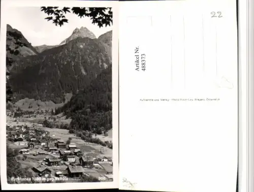 488373,Parthenen Partenen Totale geg. Vallüla Bergkulisse pub Risch-Lau 306