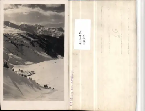 488376,Stuben am Arlberg Totale Bergkulisse Winterbild
