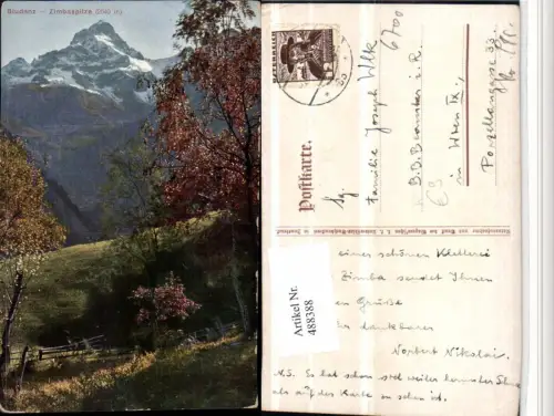 488388,Bludenz Zimbaspitze Bergkulisse