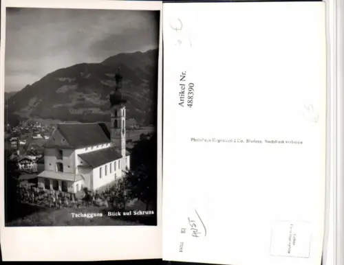 488390,Tschagguns Kirche m. Blick auf Schruns