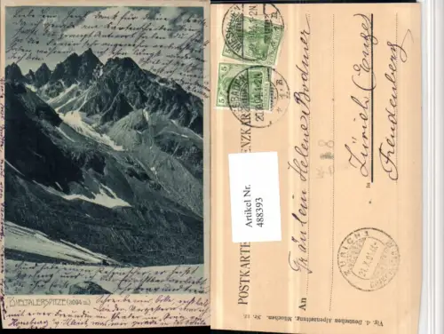 488393,Bieltalerspitze b. Gaschurn Bergkulisse