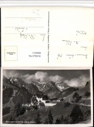 488411,Alpengasthof Muttersberg b. Nüziders Bergkulisse