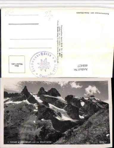 488427,Rhätikon Drusenfluh b. Tschagguns Bergkulisse pub Risch-Lau 4025