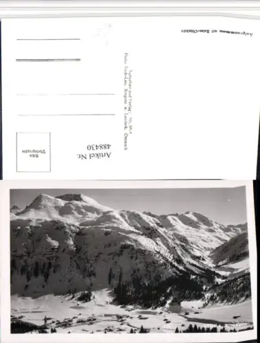 488430,Lech am Arlberg Totale Bergkulisse Winterbild pub Risch-Lau 9815