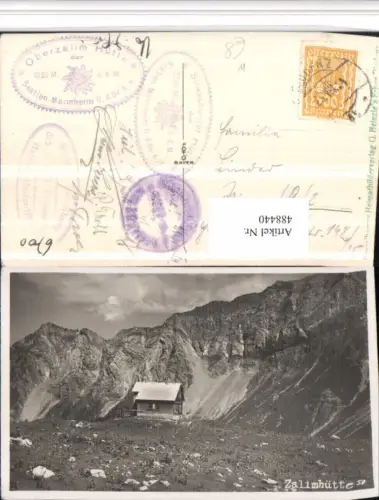 488440,Zalimhütte Berghütte b. Brand Bludenz Bergkulisse