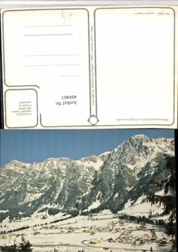 488463,Braz im Klostertal Totale Bergkulisse Winterbild