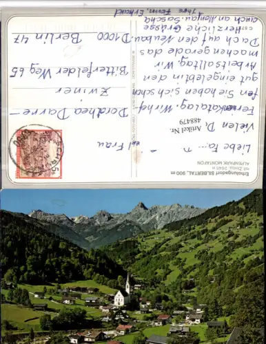 488479,Silbertal Totale m. Zimba Bergkulisse
