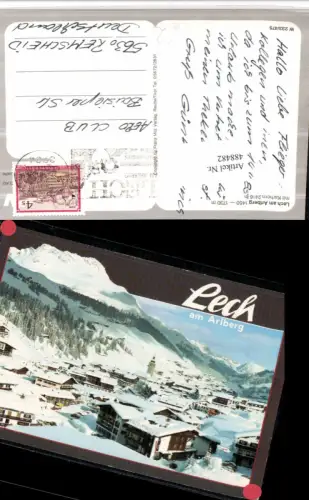 488482,Lech am Arlberg Totale m. Karhorn Bergkulisse Winterbild