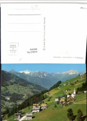 488484,Fontanella im Großwalsertal Totale Bergkulisse