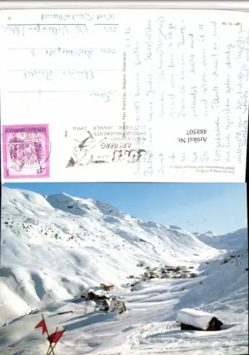 488507,Zürs am Arlberg Totale geg. Hexenboden Bergkulisse pub Risch-Lau