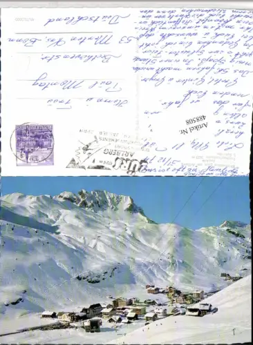 488508,Zürs am Arlberg Totale Seilbahn Bergkulisse Winterbild