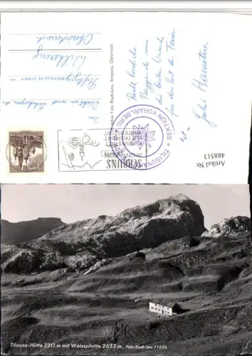 488513,Tilisuna-Hütte Berghütte b. Tschagguns Bergkulisse pub Risch-Lau 11626