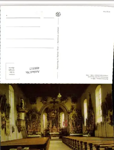 488517,Bartholomäberg Pfarrkirche Kirche Innenansicht