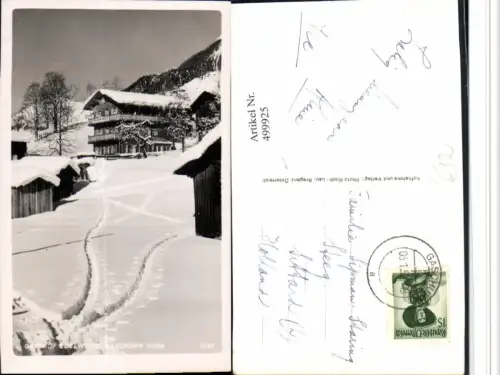 499925,Gaschurn Gasthof Edelweiß Winterbild pub Risch-Lau 6933