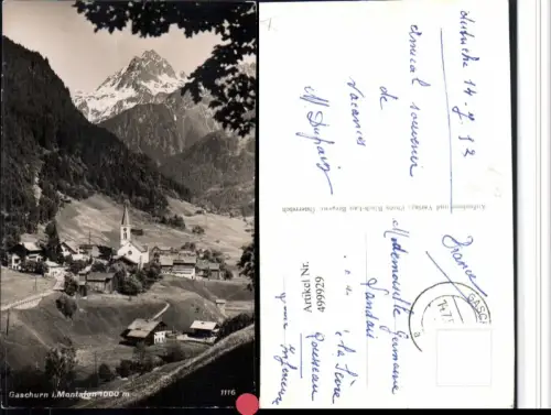 499929,Gaschurn im Montafon Totale Bergkulisse pub Risch-Lau 1116