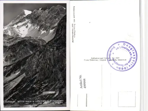 499944,Douglas-Hütte b. Vandans m. Scesaplana Bergkulisse pub Risch-Lau 4529