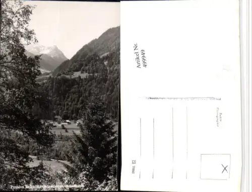 499949,St. Gallenkirch Galgenul Pension Reinhilde Bergkulisse