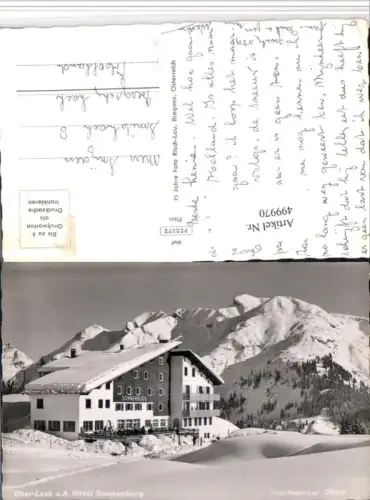 499970,Oberlech b. Lech Hotel Sonnenburg Bergkulisse pub Risch-Lau 2664