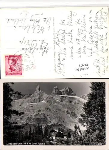 499978,Lindauerhütte Berghütte b. Tschagguns m. Drei Türme pub Risch-Lau 597