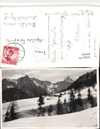 499993,Skigebiet Tschengla b. Bürserberg m. Zimba Bergkulisse