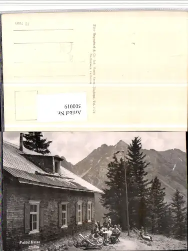 500019,Palüd Hütte Berghütte b. Brand Bludenz Bergkulisse