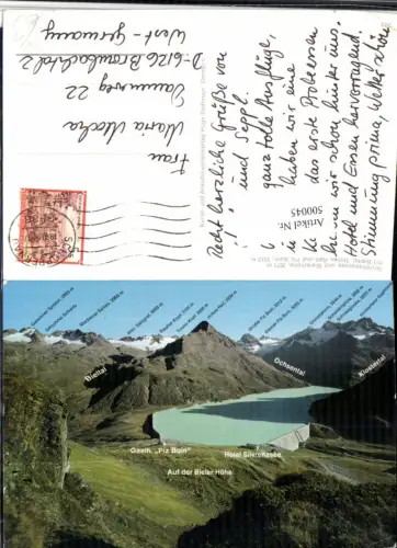 500045,Silvretta-Stausee b. Gaschurn m. Bieltal Bergkulisse