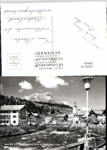 500056,Lech am Arlberg Teilansicht m. Karhorn pub Risch-Lau 14553