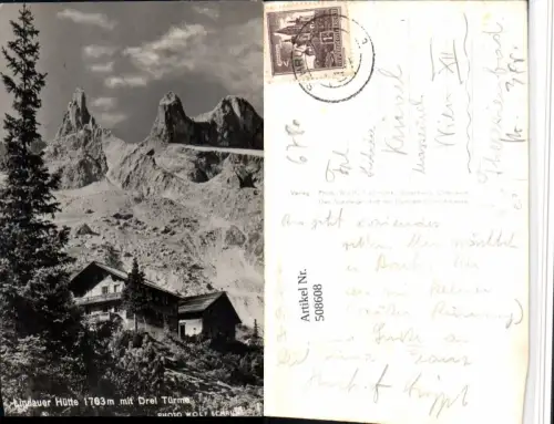 508608,Lindauer-Hütte Berghütte b. Tschagguns Bergkulisse pub Foto Wolf