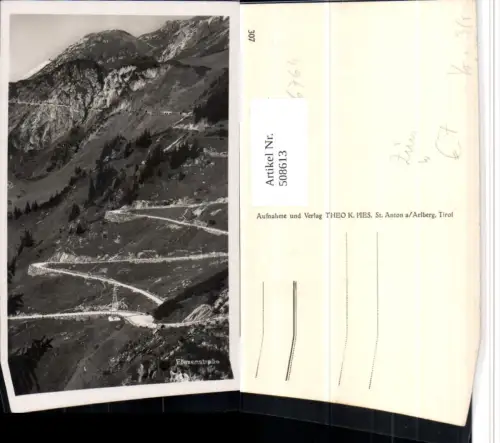 508613,Flexenstraße b. Zürs Lech am Arlberg Bergkulisse