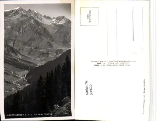 508620,Langen Stuben am Arlberg m. Flexenstraße Bergkulisse pub Risch-Lau 8580