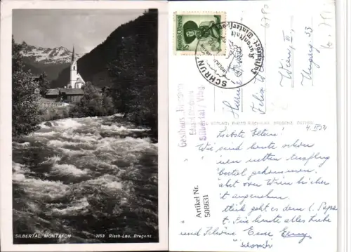 508631,Silbertal im Montafon b. St. Gallenkirch Kirche pub Risch-Lau 7153