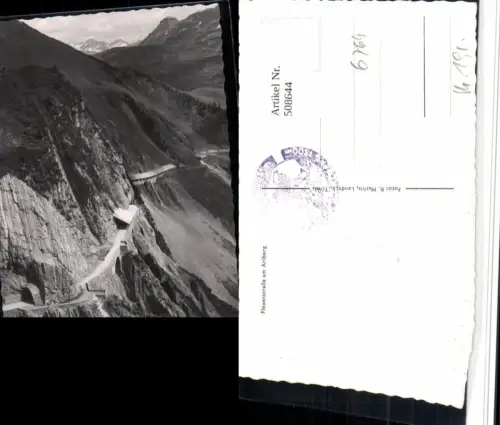 508644,Flexenstraße b. Zürs Lech am Arlberg Bergkulisse