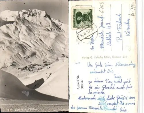 508647,Zürs am Arlberg Totale Bergkulisse Winterbild