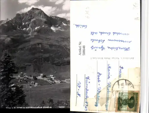508648,Zürs am Arlberg Totale m. Hasenfluh Bergkulisse pub Risch-Lau 10118