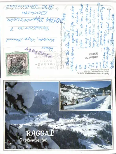 508661,Raggal im Großwalsertal Totale Winterbilder Mehrbildkarte