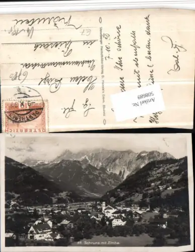 508689,Schruns Totale m. Zimba Bergkulisse