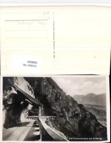 508693,Flexenstraße b. Zürs Lech am Arlberg Bergkulisse