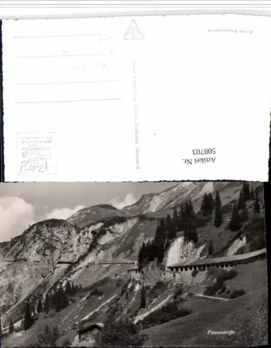508703,Flexenstraße b. Zürs Lech am Arlberg Bergkulisse