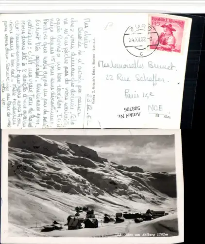 508706,Zürs am Arlberg Totale Bergkulisse Winterbild