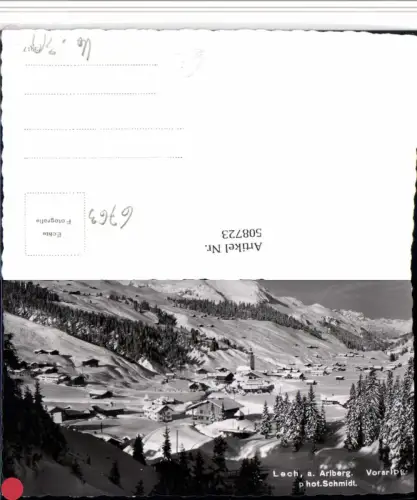 508723,Lech am Arlberg Totale Bergkulisse Winterbild