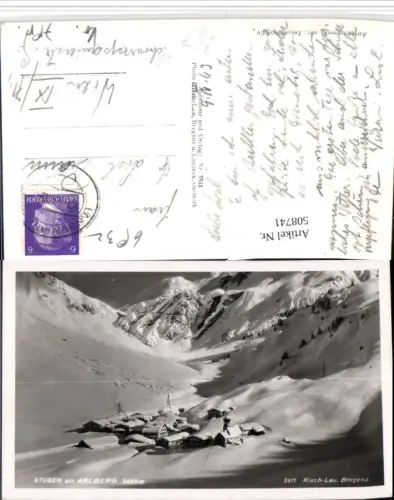 508741,Stuben am Arlberg Totale Bergkulisse Winterbild pub Risch-Lau 3511