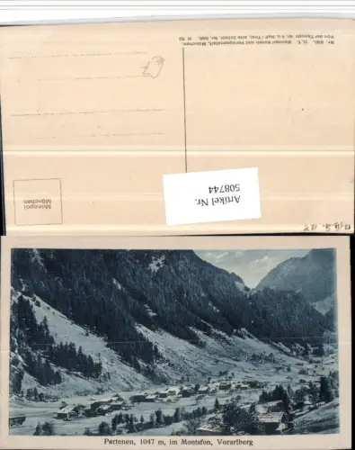 508744,Partenen im Montafon Totale