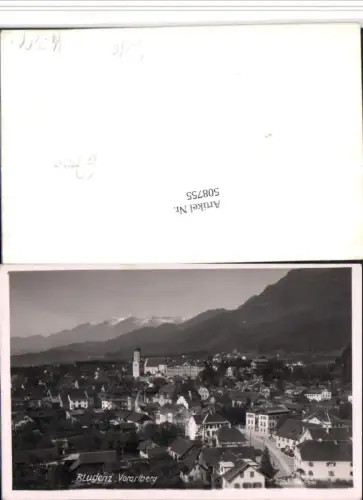 508755,Bludenz Teilansicht Bergkulisse pub Foto Heim 2265