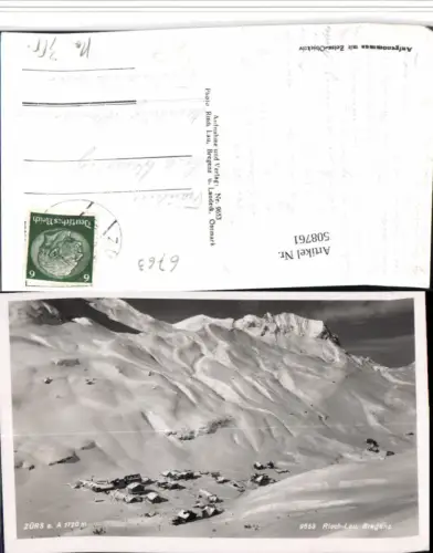 508761,Zürs am Arlberg Totale Bergkulisse Winterbild pub Risch-Lau 9653