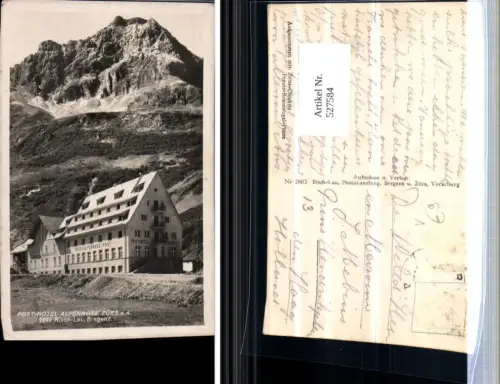527584,Zürs am Arlberg Post Hotel pub Risch Lau 2603